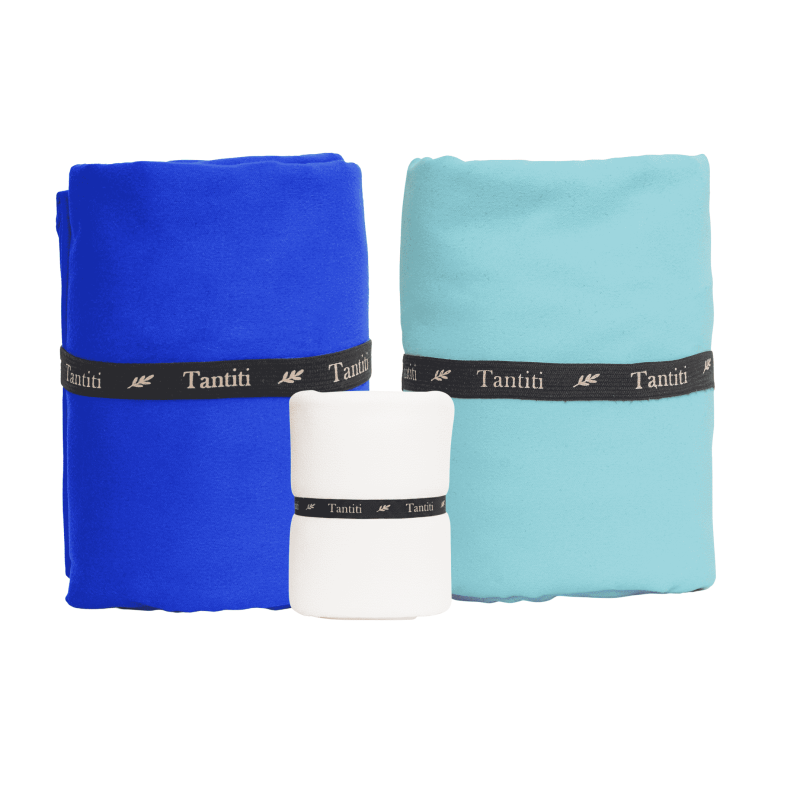 Pack 1 (2 Toallas de Playa + 1 Deportiva)