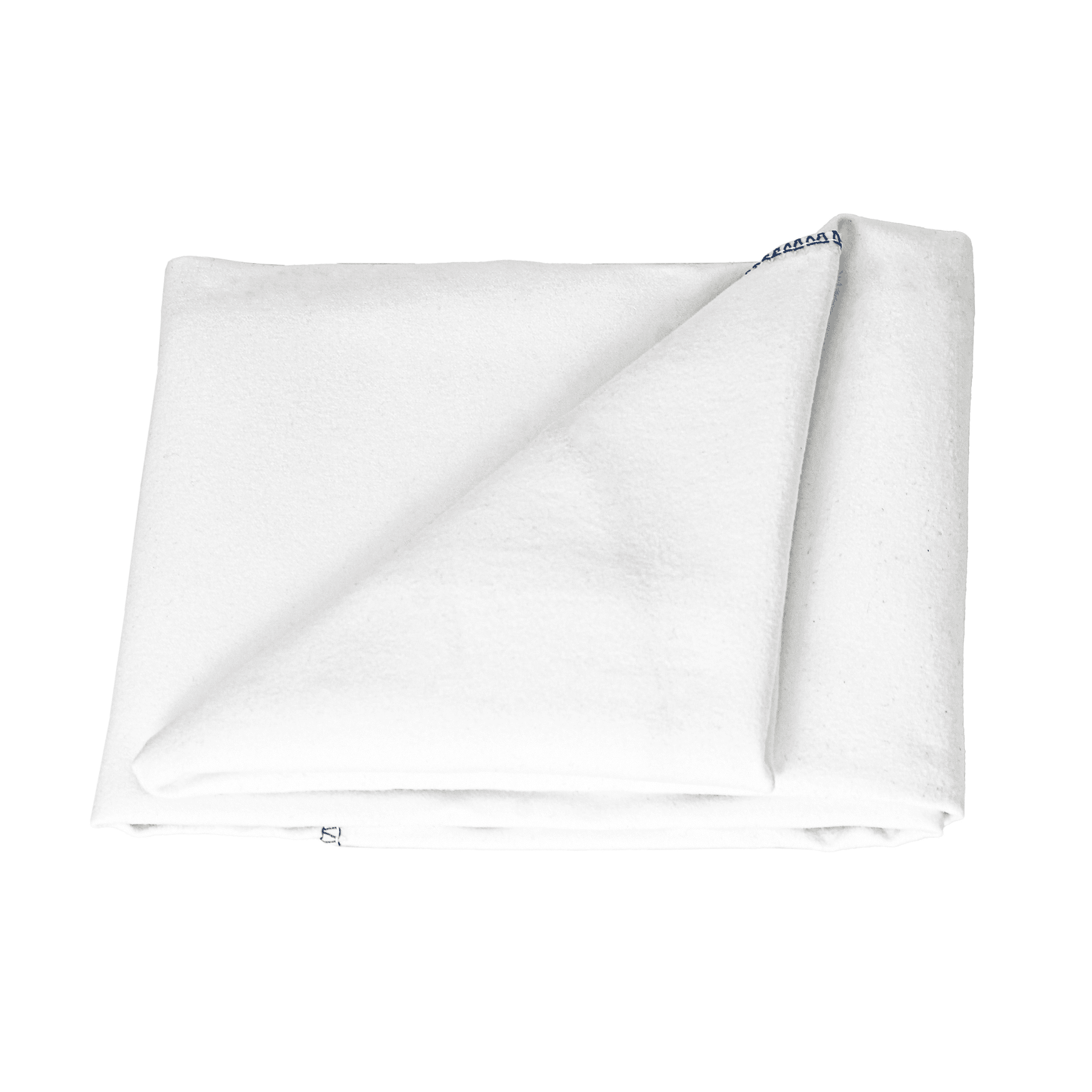 Toalla deportiva de microfibra blanca, ideal para viajes y uso diario